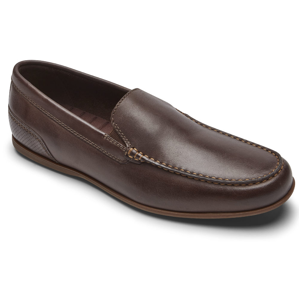 Rockport Slip-On For Mens Dark Brown - Malcom Venetian - KI4981236